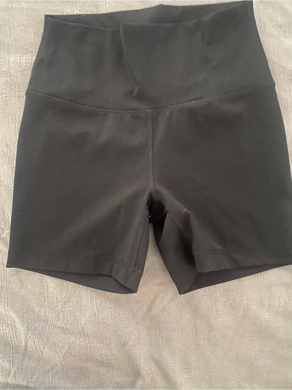 Yogalicious Black High-Waist Bike Shorts